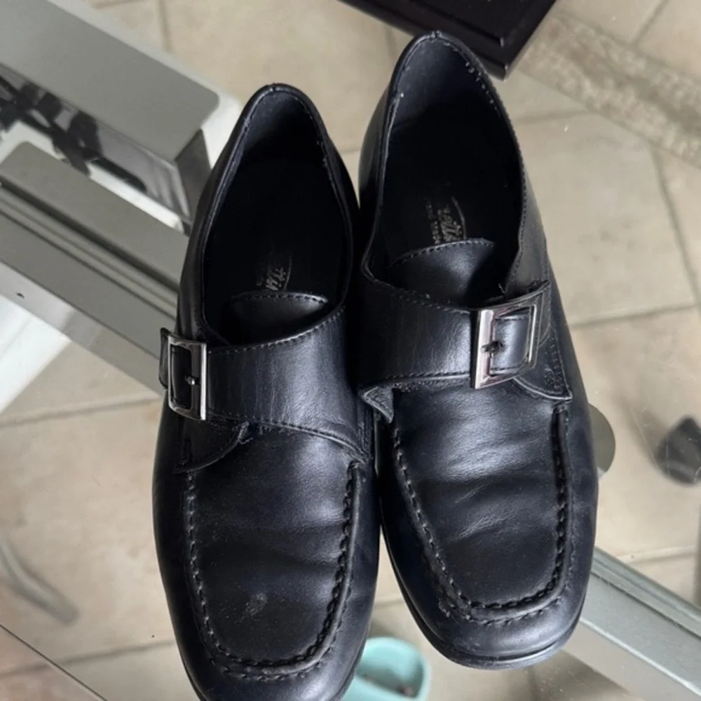 Classic Black Kids Dress Shoes